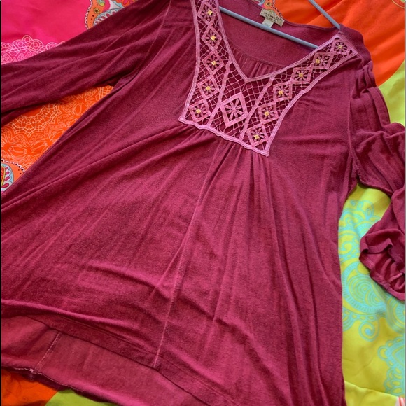 ONE WORLD Tops - Boho top